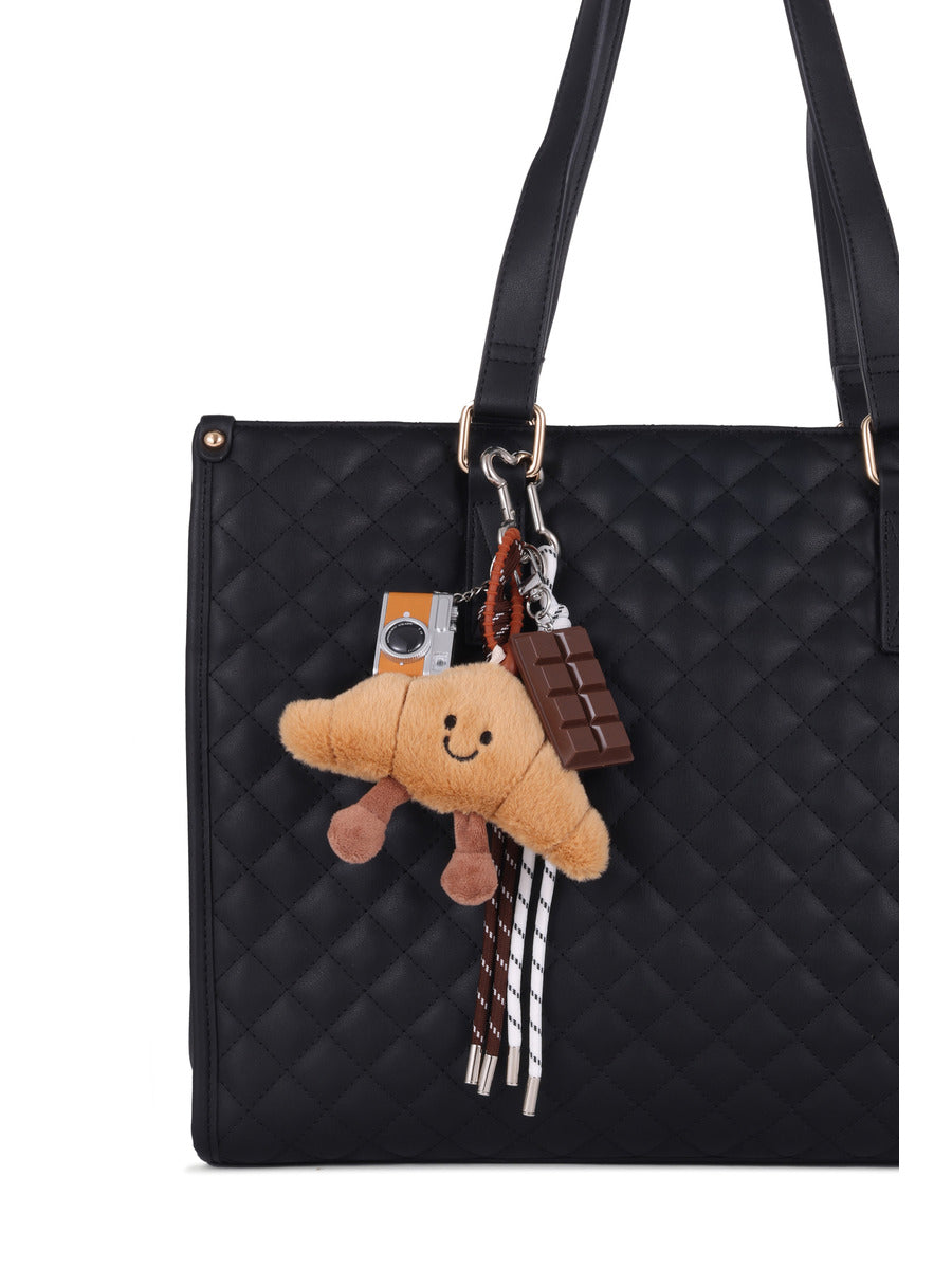 French croissant charm - Brown