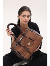 Veloura Tote - wine