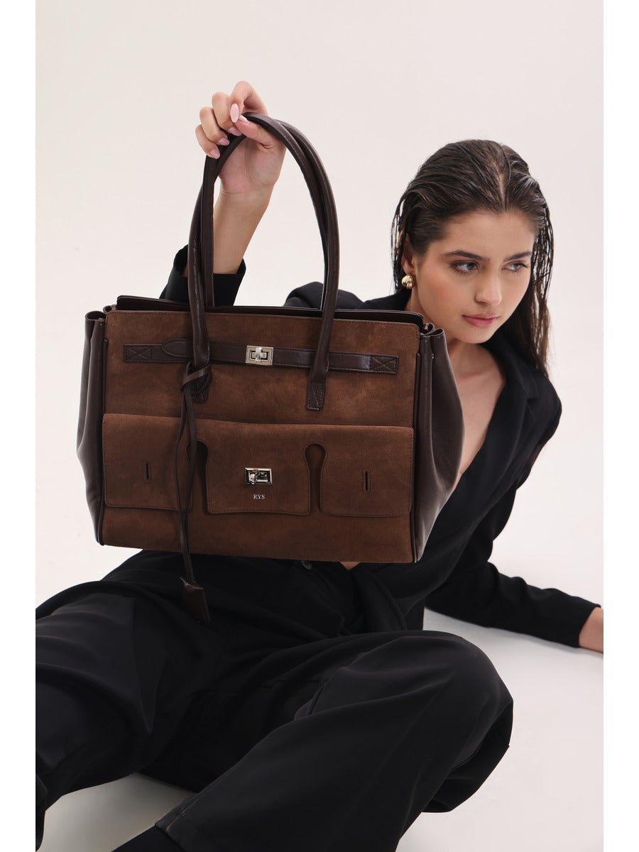Veloura Tote - wine