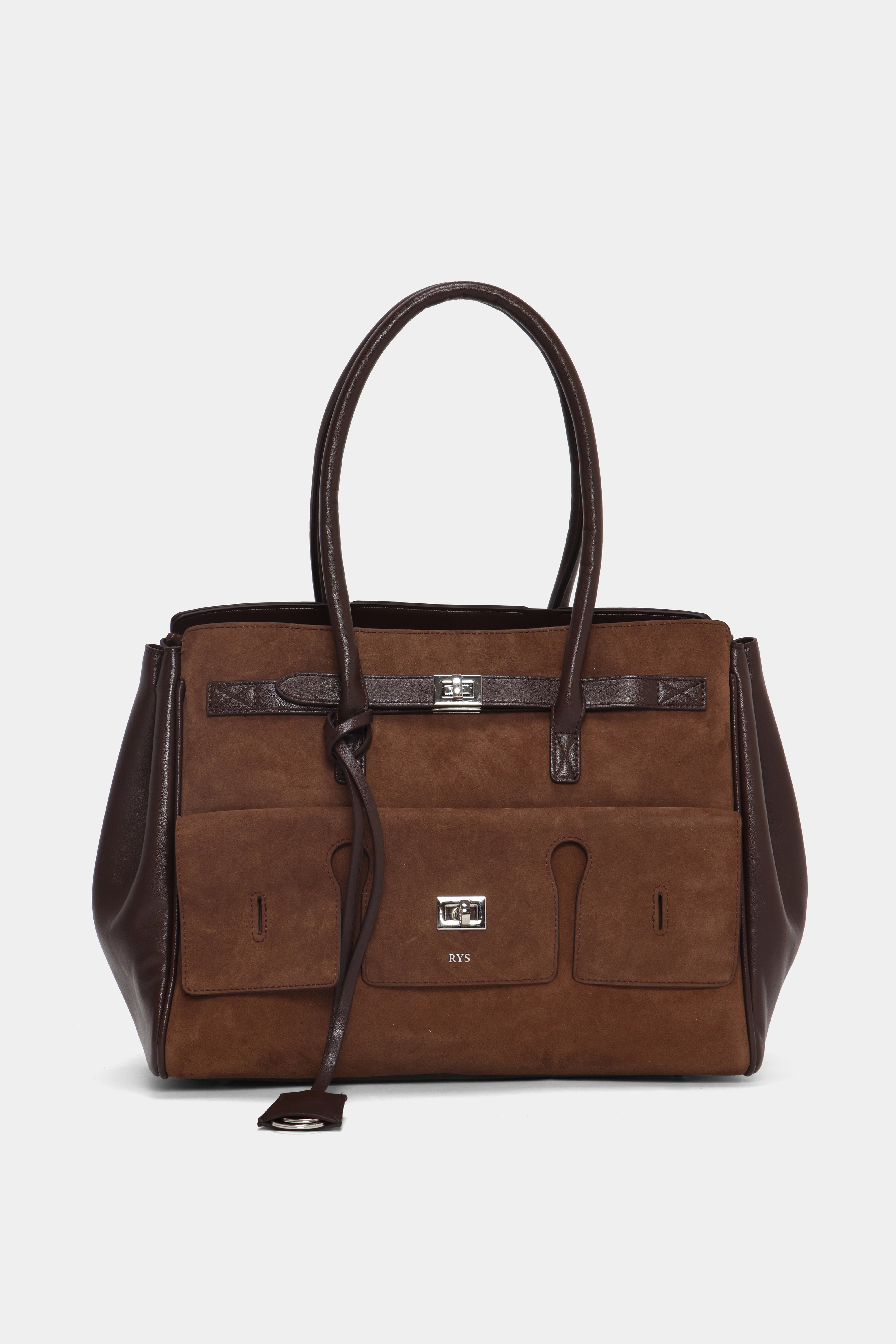 Veloura Tote - brown