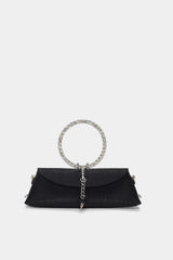 Luna Ring Clutch - black