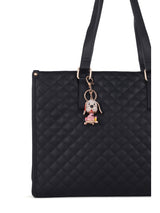 Blingy paw charm - Black/Beige