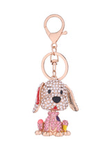 Blingy paw charm - Black/Beige