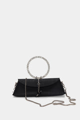 Luna Ring Clutch - black