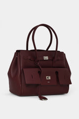 Evara Tote - wine