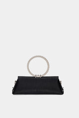 Luna Ring Clutch - black