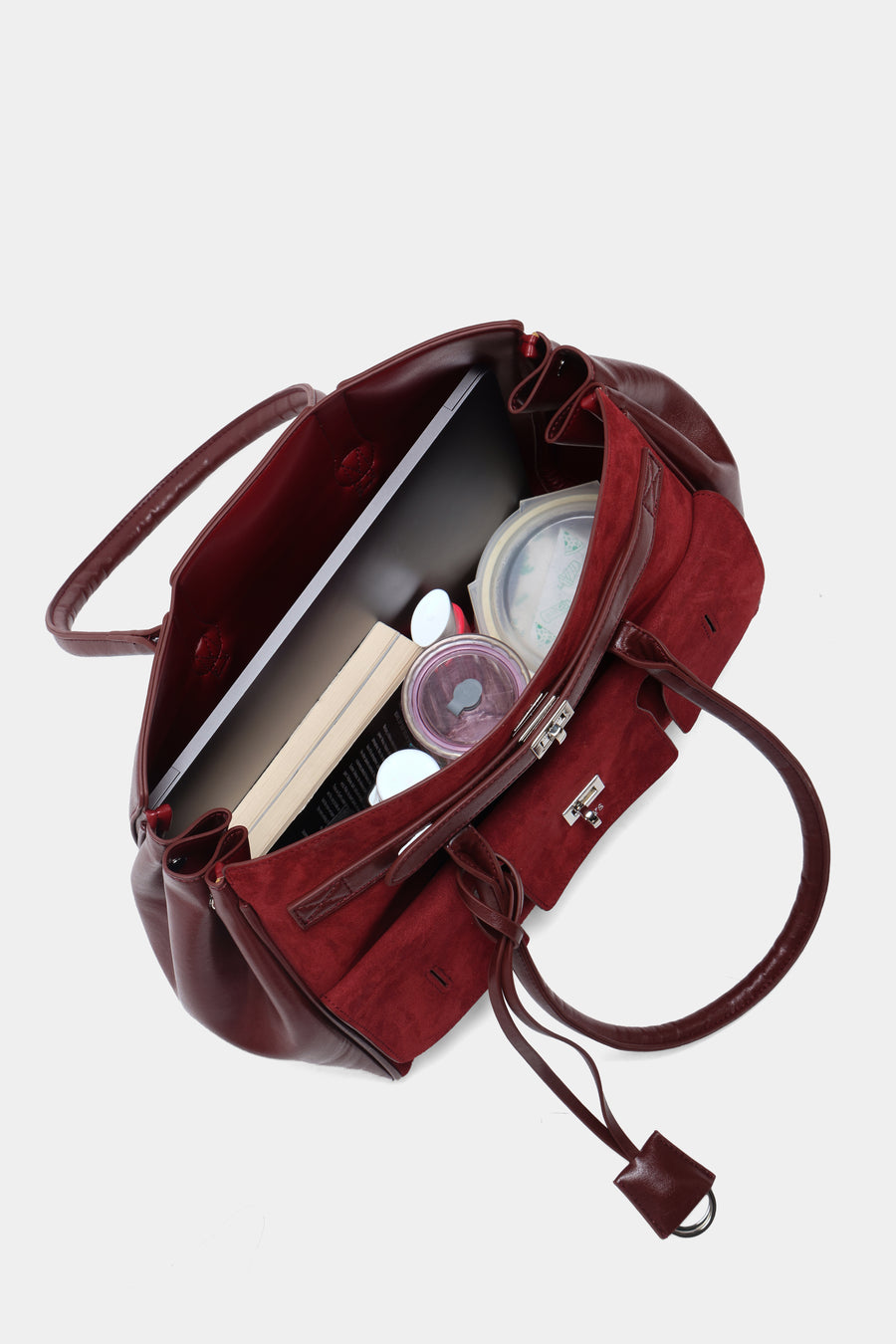 Veloura Tote - wine