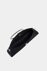 Luna Ring Clutch - black